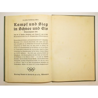 Il libro sui 11 giochi olimpici di Berlino nel 1936. Espenlaub militaria